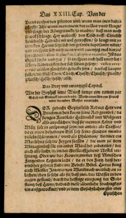 Das Drey und zwantzigst Capitel.
