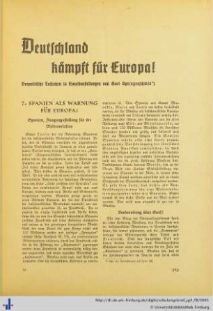 Spanien als Warnung für Europa.