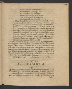 Caput II. Idque Historicum