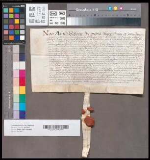 Konfirmation der Wahl von Anna Salome von Manderscheid-Blankenheim zur Pröpstin.