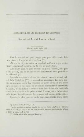 Estensione di un teorema di noether.