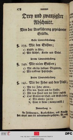 Drey und zwanzigster Abschnitt