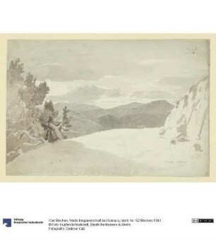 Weite Berglandschaft bei Subiaco