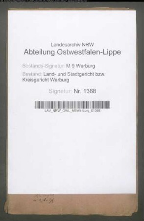 Erblasser: Hoppe, Maria Catharina: