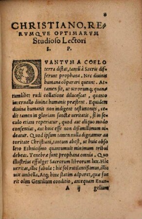 Parallela. Affinia Qvaedam, Et Aliqvo Modo correspondentia ex nostris, hoc est, Sacris, & Gentilium libris