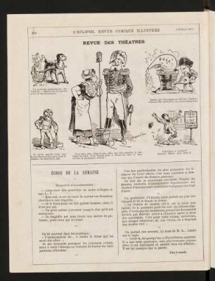 Revue des théâtres