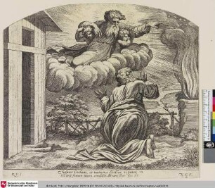 [Gott verkündet Abraham das Ausmaß seiner Nachkommenschaft.; Dieu annonçant à Abraham l'étendue de sa postérité.]