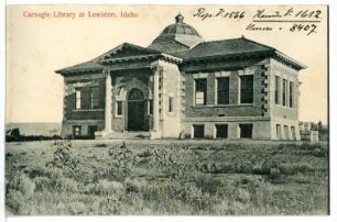 Lewiston, Idaho. Carnegie Library, vor Fertigstellung