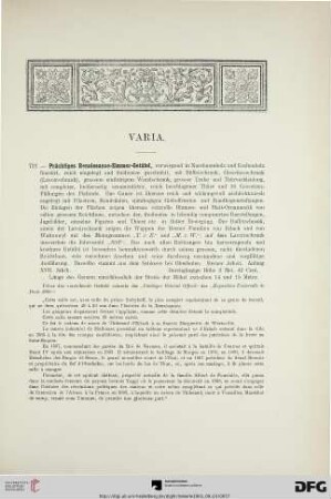 Varia (Nr. 721-739)
