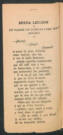 Buena lección