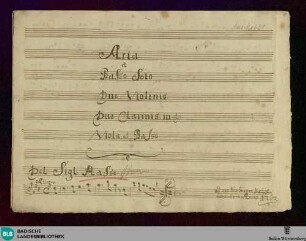 O lux beata trinitas - Don Mus.Ms. 631 : B, orch; D; MülH deest