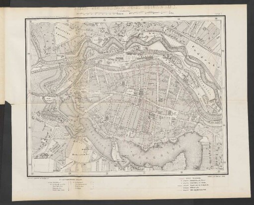 Plan von Lübeck nebst Umgebung.