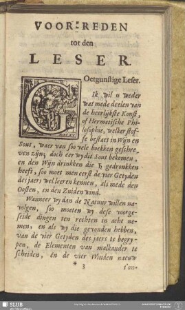Voor-Reden tot den Leser