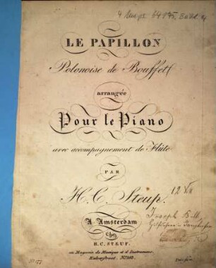 Le papillon : polonoise