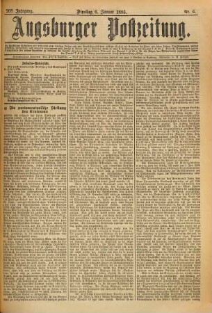 Augsburger Postzeitung, 1895 = Jg. 209, 1 - 3