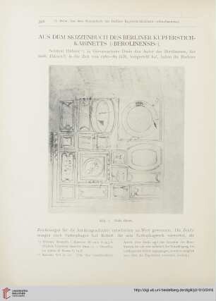Aus dem Skizzenbuch des Berliner Kupferstich-Kabinetts ("Berolinensis")