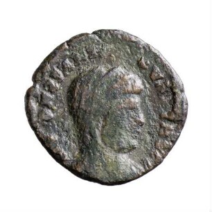 Münze, Follis, Aes 4, 337 - 340 n. Chr.