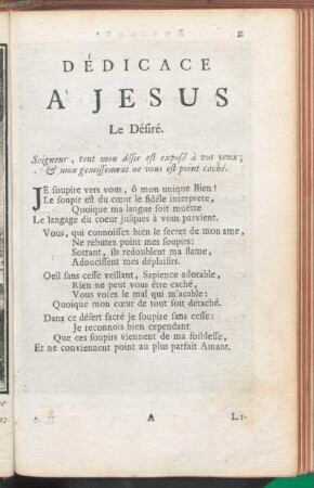 Dédicace A Jesus Le Désiré.