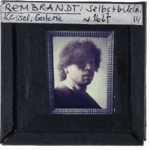 Rembrandt, Selbstbildnis im jungen Alter mit verschatteten Augen (Kassel GAM 229)