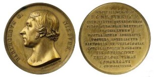 Niebuhr, Barthold Georg, Staatsmann und Geschichtsschreiber (1776 - 1831); Medaille zu dem Philologentag in Ulm