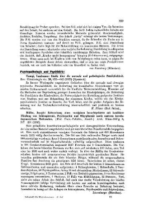 Psychopathologie und Psychiatrie