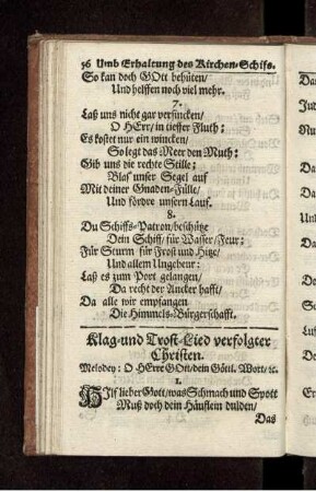 Klag- und Trost-Lieder