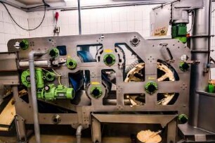 Apfel-Press- und Waschanlage
