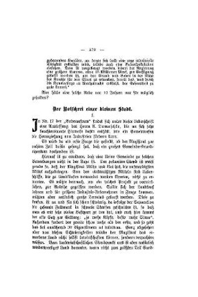 Der Notschrei einer kleinen Stadt