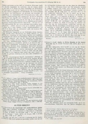 905-906 [Rezension] Reallexikon der Assyriologie und vorderasiatischen Archäologie, Bd. III, Lfg. 5 (Gewand - Girsu)