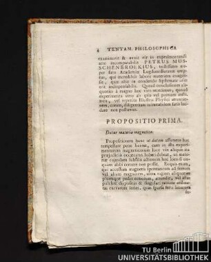 1. Propositio Prima. Datur materia magnetica.
