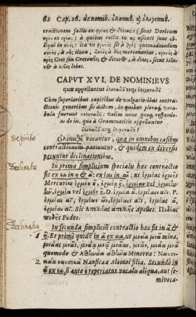 Caput XVI. De Nominibus.