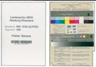 Entnazifizierung Barbara Piehler , geb. 24.07.1913 (Sekretaerin)
