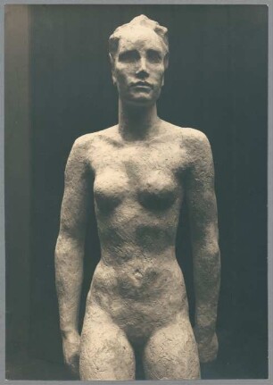 Laufende, Detail, 1929, Gips