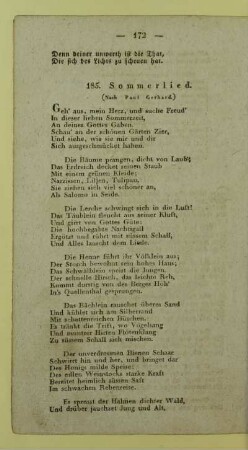 185. Sommerlied
