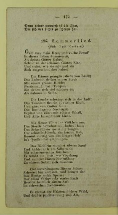 185. Sommerlied