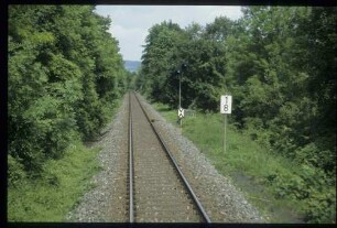 Strecke in km 1+800