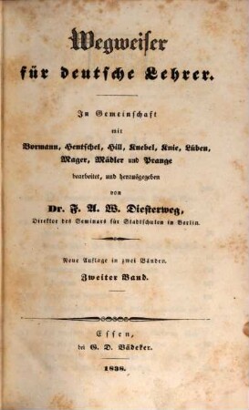 Wegweiser für deutsche Lehrer, 2