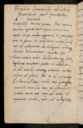26v-32r, Wimarienses ad Iulium Pflug, 1.10.1557. Titel in der Hs.: Scriptum Jenensium oblatum praesidenti post protestationem