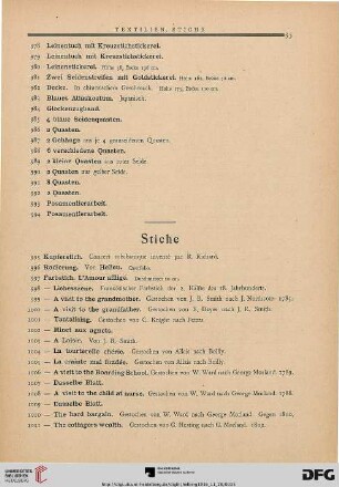 Stiche (Nr. 995-1018)