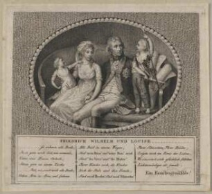 Familienbildnis des Königs Friedrich Wilhelm III., seiner Gemahlin Louise und deren Kinder