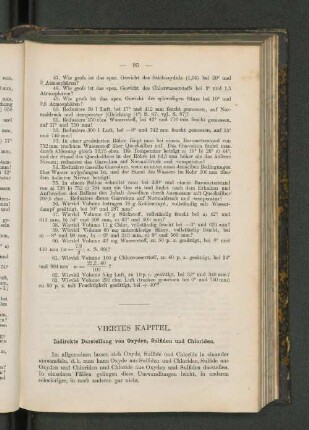 Viertes Kapitel. : Indirekte Darstellung von Oxyden, Sulfiden und Chloriden.