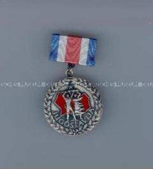 Medaille des Bundes der Vereinigungen der Kämpfer des Volksbefreiungskrieges 1941/1945, Jugoslawien