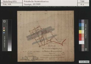 Zwickauer Bürgergewerkschaft, Aktienverein, Grubenbaue auf einem Teil des Segen-Gottes-Flözes