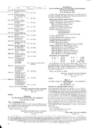 Berichtigung zum Verzeichnis der Unterrichtsfilme, Lichtbildreihen und Magnettonbänder : vom 25. Februar 1963 ; [Mitteilungen]