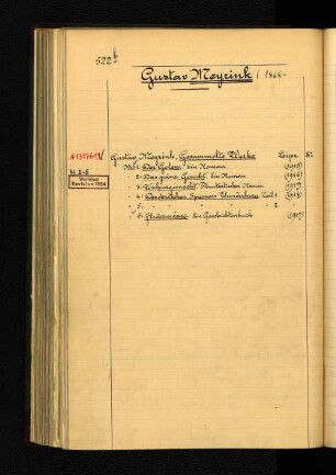 Gustav Meyrink (1868-.