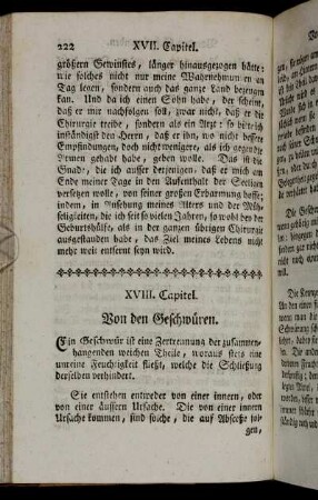 XVIII. Capitel. Von den Geschwüren