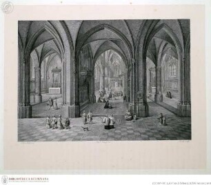 La Reale Galleria di Torino illustrataBand 4.Tafel CXLIX.: Das Innere einer gotischen Kirche - Volume IVTafel CXLIX.: Interno di Chiesa gottica