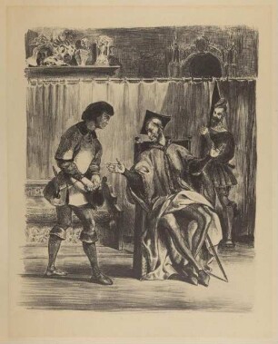 Mephisto empfängt den Schüler. Méphistophélès recevant l’écolier