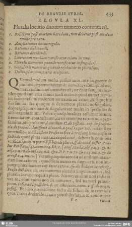 Regula XL. Pluralis locutio duorum numero contenta est