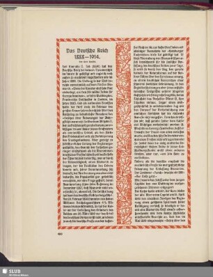 Das Deutsche Reich 1888–1914